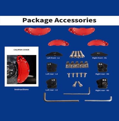 Tesla Model Y Long Range Uyumlu 19/20 inch Fren Kaliper Kapağı