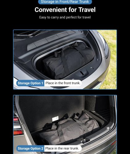 Tesla Model Y için Memory Foam Kamp Yatağı