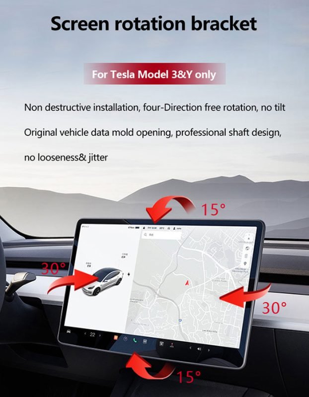 Tesla Model Y/3 Ekran Döndürme Kiti
