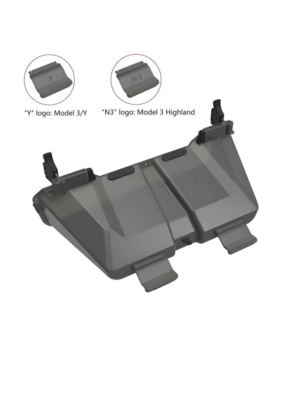 Tesla Model Y/3 için Ekran Altı Saklama Kutusu