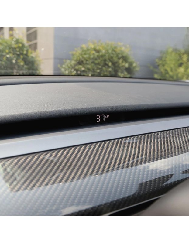 Tesla Model Y / 3 İle Uyumlu Dijital Gösterge Paneli, Siyah