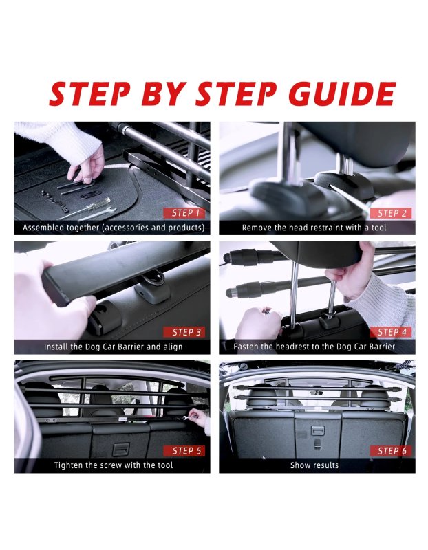 Tesla Model Y için Evcil Hayvan Güvenlik Bariyeri