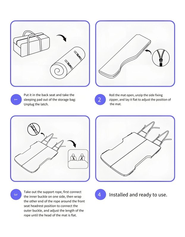 Tesla Model Y Juniper (2025) için Özel Tasarım Kamp Yatağı