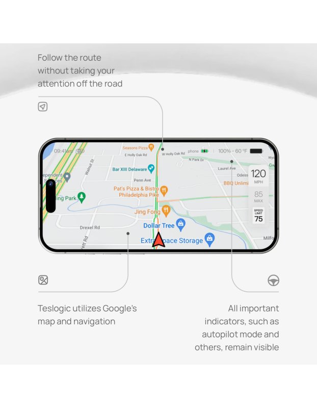 Tesla Model Y, Juniper ve Model 3 ile uyumlu Teslogic Verici