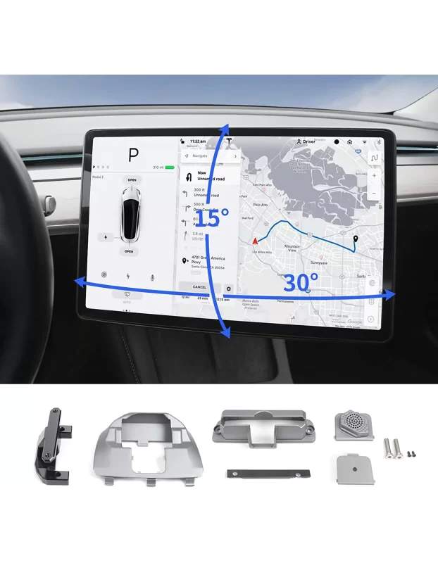 Tesla Model Y ve Model 3 ile uyumlu Ekran döndürme kiti