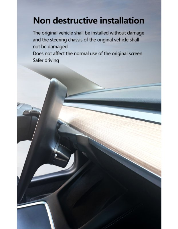 Tesla Model Y ve Model 3 ile uyumlu Ekran döndürme kiti