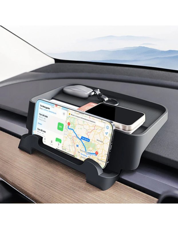 Tesla Y / 3 İle Uyumlu Konsol Düzenleyici, Telefon Tutucu